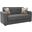 Harmony Upholstered Convertible Loveseat with Storage In Gray HAR-GY-LS