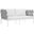 Harmony White Outdoor Patio Aluminum Loveseat