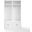 Harper 2-Piece Hall Tree Entryway Set In White