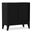 Harper Solid Hardwood Low Storage Cabinet In Black