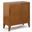 Harper Solid Hardwood Low Storage Cabinet In Teak Brown