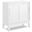 Harper Solid Hardwood Low Storage Cabinet In White