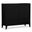 Harper Solid Hardwood Medium Storage Cabinet In Black
