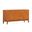 Harper Solid Hardwood Sideboard Buffet In Teak Brown