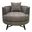 Harper Swivel Chair In Stripe and Multi