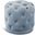 Harper Velvet Ottoman/Stool In Sky Blue