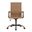 Harris Leather Home High-Back Office Chair In Light Brown and Black