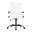Harris Leather Home High-Back Office Chair In White and Black