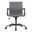 Harris Leather Home Office Chair In Grey and Black