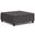 Harrison Large Square Coffee Table Storage Ottoman In Slate Grey
