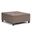 Harrison Linen Look Fabric Coffee Table Storage Ottoman In Fawn Brown