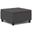 Harrison Small Square Coffee Table Storage Ottoman In Slate Grey