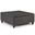 Harrison Tweed Look Fabric Coffee Table Storage Ottoman In Ebony