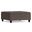 Harrison Tweed Look Fabric Coffee Table Storage Ottoman In Mink Brown