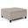 Harrison Tweed Look Fabric Coffee Table Storage Ottoman In Platinum