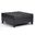 Harrison Vegan Faux Leather Coffee Table Storage Ottoman In Tanners Brown
