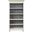 Hartford Open Wood Bookcase In White