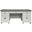 Hartford Wood Double Pedestal Desk In White