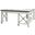 Hartford Wood Open Return L-Desk In White