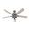 Hartland 52 Inch Ceiling Fan with LED Light Kit and Pull Chain In Matte Silver and Light Gray Oak