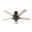 Hartland 52 Inch Ceiling Fan with LED Light Kit and Pull Chain In Noble Bronze and Light Gray Oak