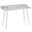 Harvey Contemporary Desk In White Steel And Natural Wood With White Accents