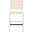 Hattie French Cane Counter Stool In White/Natural