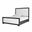 Hatton Cross Eastern King Bed In Weathered Black