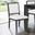 Hatton Cross Side Chair Set of 2 In Weathered Black