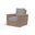 Havana Club Chair in Canvas Granite