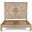 Haveli Carved King Bed In Brown