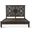Haveli Carved King Bed In Vintage Brown