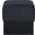 Havre Velour Fur Fabric Ottoman and Stool In Black