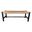 Hawthorn Small Bench In Black