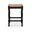 Hawthorne 24 Inch Counter Stool In Antique Black and Natural