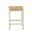 Hawthorne 24 Inch Counter Stool In Natural and Antique White