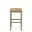 Hawthorne 29 Inch Barstool In Weathered Gray and Natural