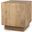 Hayden Light Brown Wood Side Table