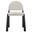 Hayley Upholstered Fabric Dining Side Chair In Black and Cream
