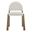 Hayley Upholstered Fabric Dining Side Chair In Brass Cream