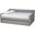 Haylie Modern And Contemporary Light Grey Fabric Upholstered Full Size Daybed With Roll-Out Trundle Bed