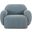 Hazel Lounge Chair In Light Blue