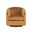 Hazel Swivel Lounge Chair In Dark Bronze and Gold Sky