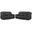 Hazen Double Reclining Living Room Set In Black