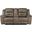 Hazen Double Reclining Love Seat with Center Console In Brown