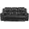 Hazen Double Reclining Sofa In Black