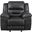 Hazen Rocker Reclining Chair In Black