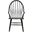 Hearthstone Black Windsor Back Arm Chair