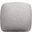 Heavo Solid Hand-Woven Boucle Pouf In Gray