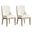 Hedda Dining Chair Set Of 2 In Ivory